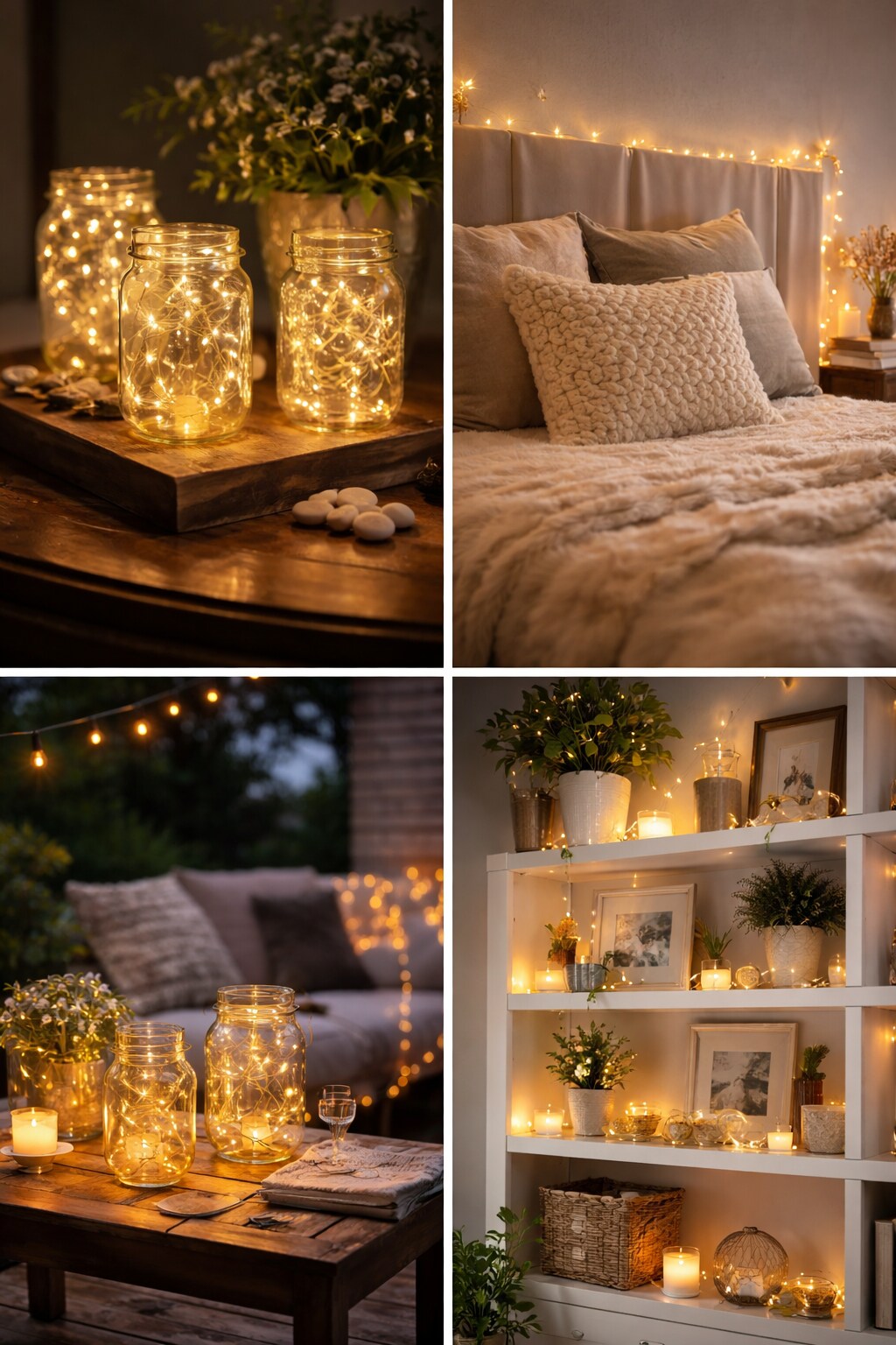 3 Pack Warm White Fairy Lights with Timer – 50 Count Copper Wire String Lights, Battery Operated, 16ft Each, 6hr On/18hr Off