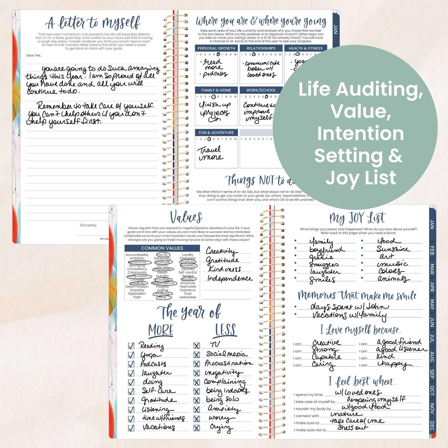 bloom daily planners 2026 Soft Cover Weekly & Monthly Planner, 5.5" x 8.25", Brilliant Brushstrokes