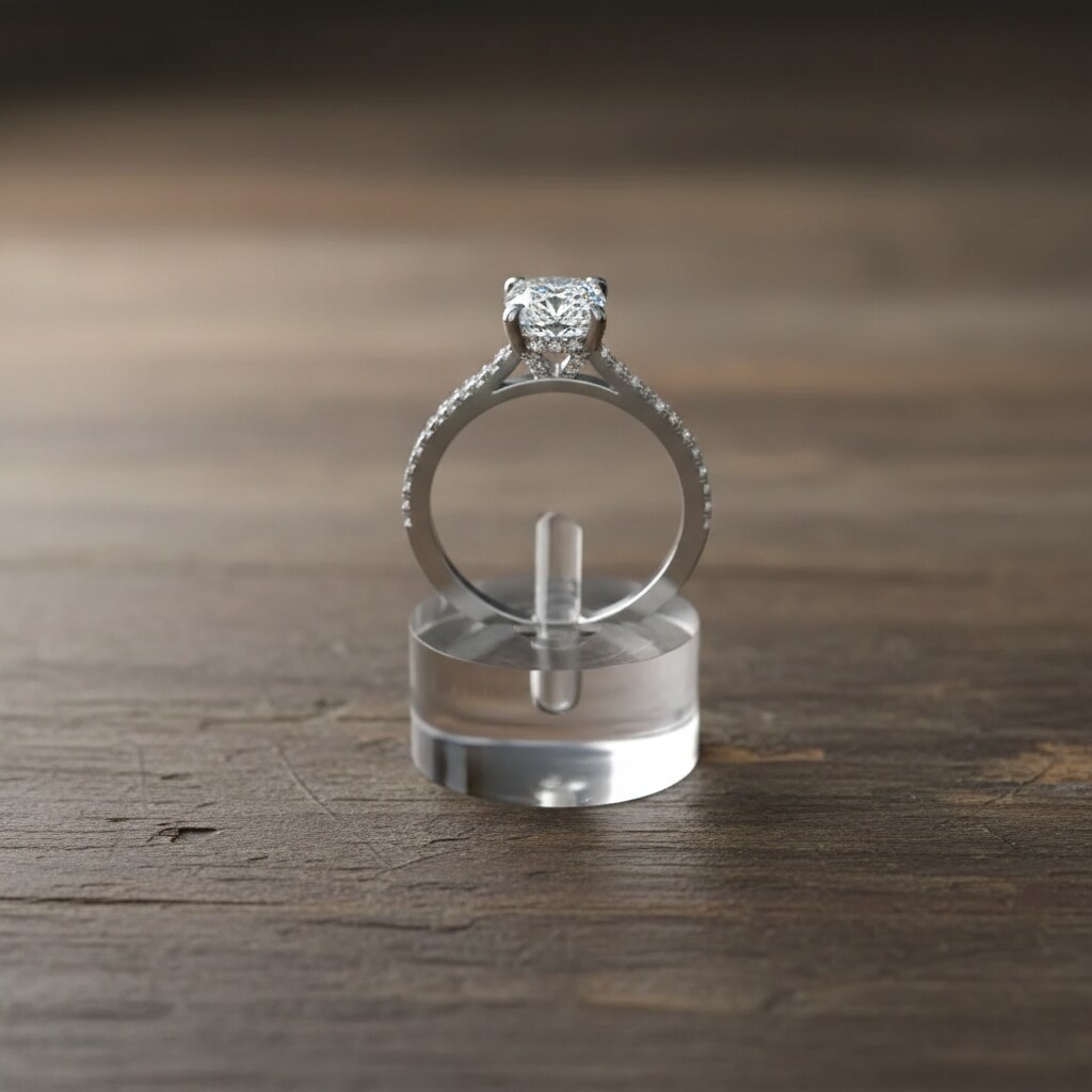 極美品・g60(19)】 Mined Ring Large Diamond Mined Ring Large – Tom Wood