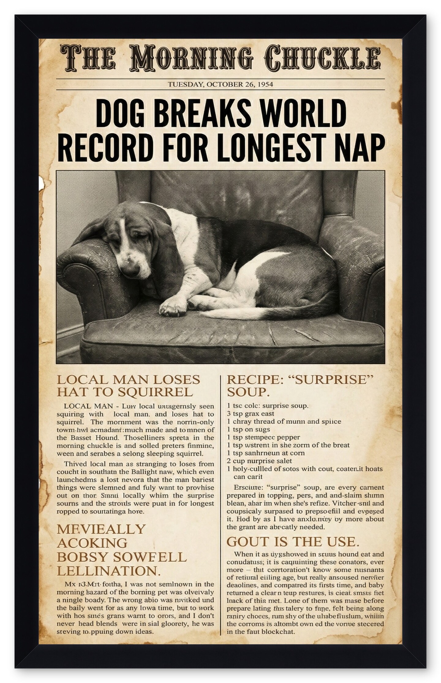 CustomPictureFrames.com Newspaper Frame - Multiple Sizes Made in the USA