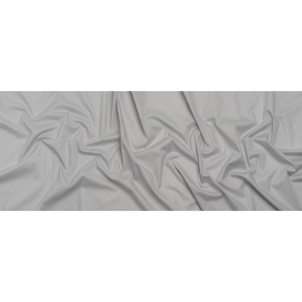 1 Yard Gray Mercerized Organic Egyptian Cotton Voile Sustainable Solid Fabric