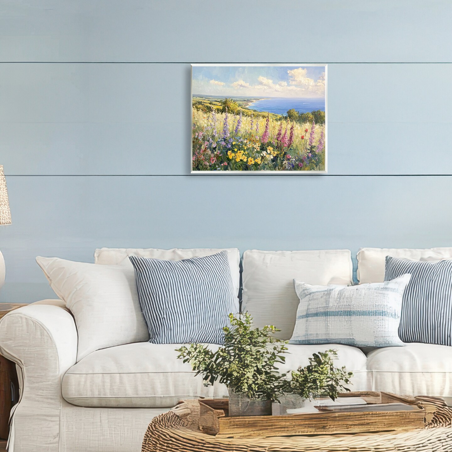 Stupell Industries Pastel Hyacinth Seaside Garden Wall Plaque, design by Petal Prints Design