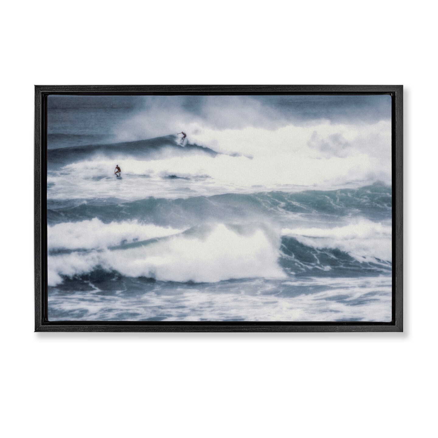 Stupell Industries Tidal Waves Clash Floating Frame, design by Norm ...