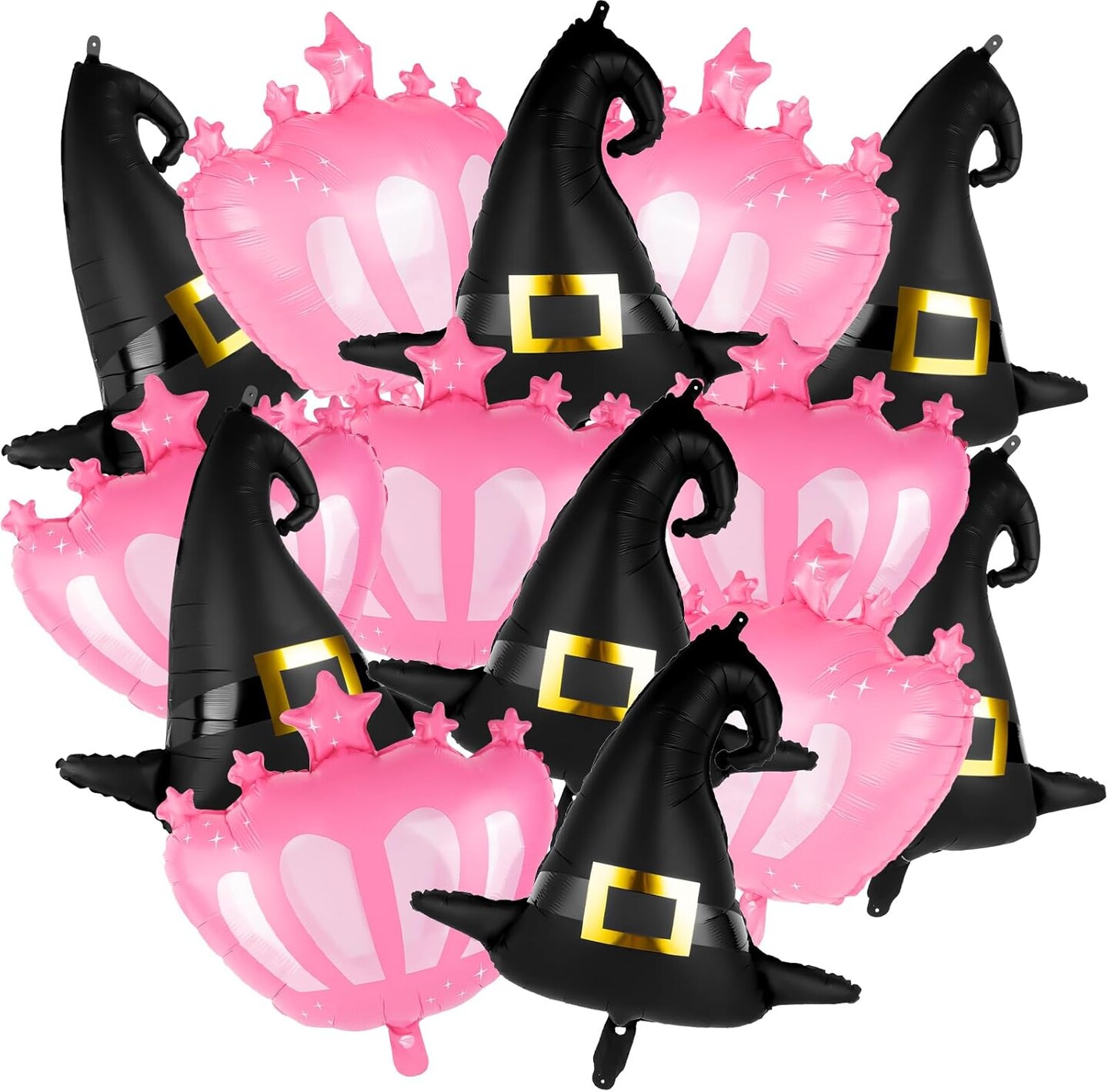 14 Pcs Halloween Witch Hat Balloons