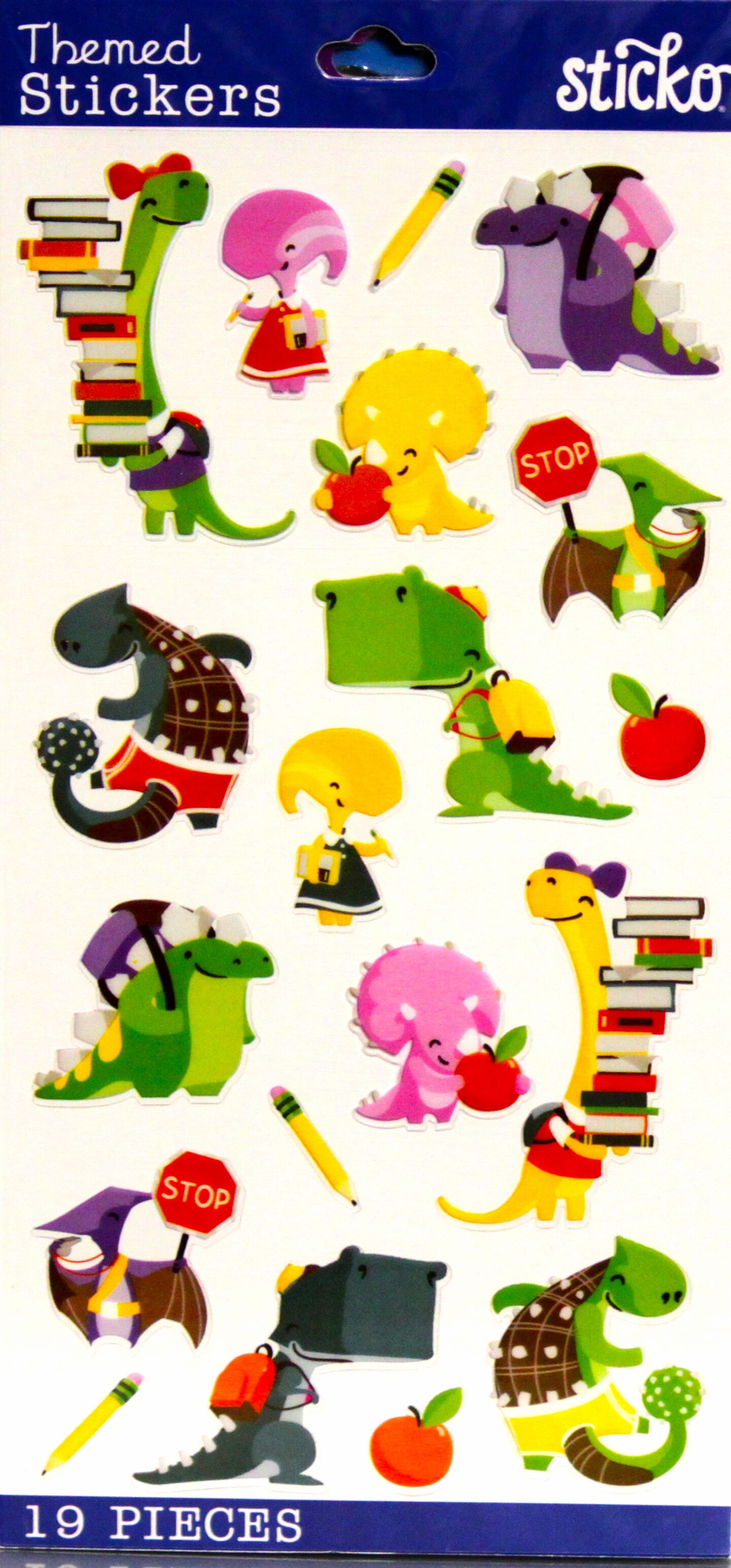 Sticko School Days Dinosaurs Themed Stickers