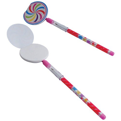 Pen with Candy Memo Pad/3pc
