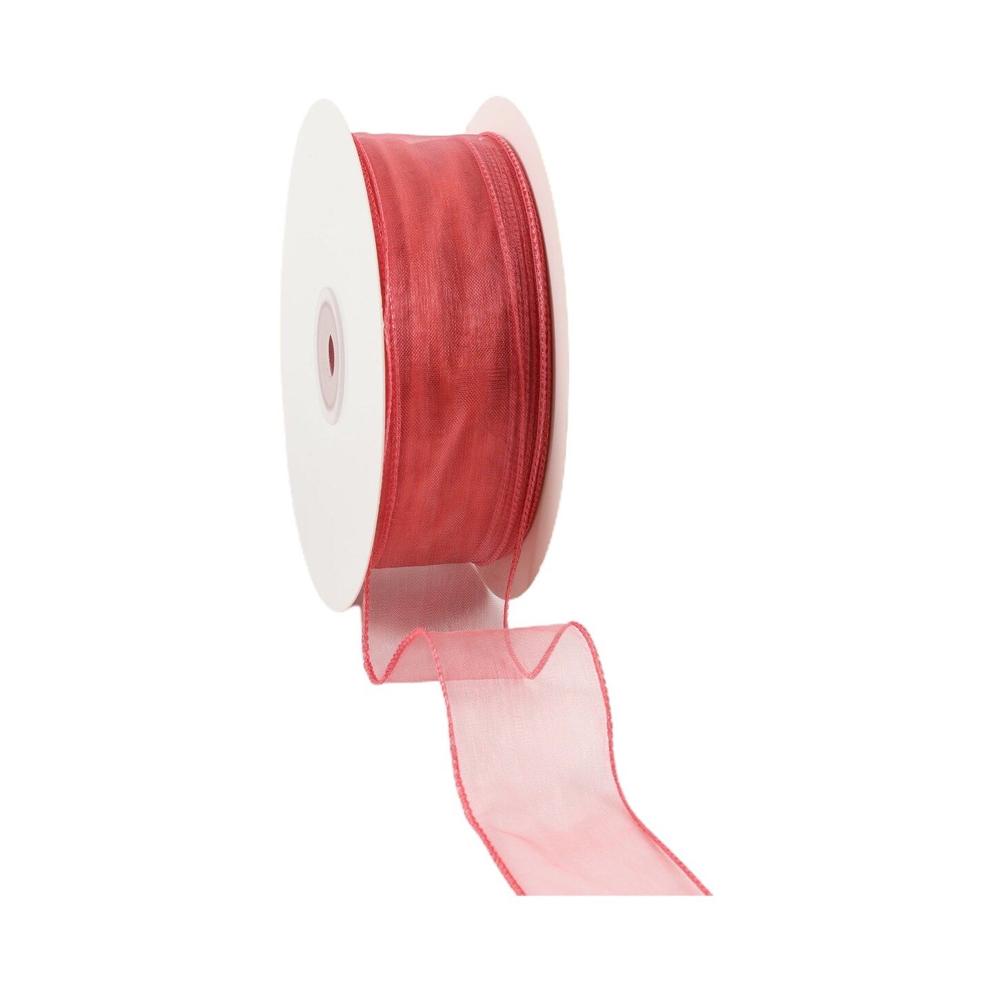 LaRibbons 1 1/2" - 2 1/2" Wired Sheer Ribbon | 50 Yard Roll