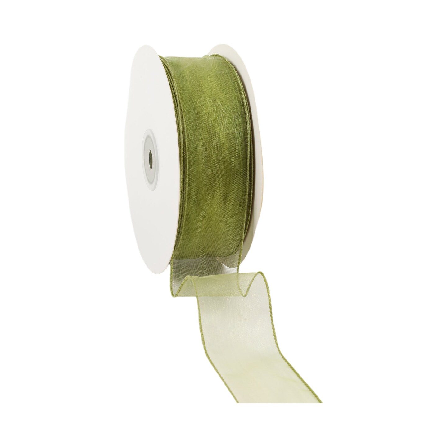 LaRibbons 1 1/2" - 2 1/2" Wired Sheer Ribbon | 50 Yard Roll