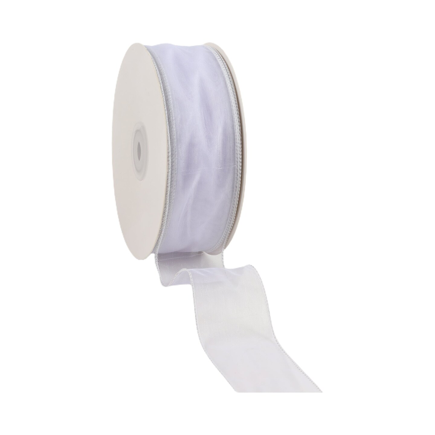 LaRibbons 1 1/2" - 2 1/2" Wired Sheer Ribbon | 50 Yard Roll