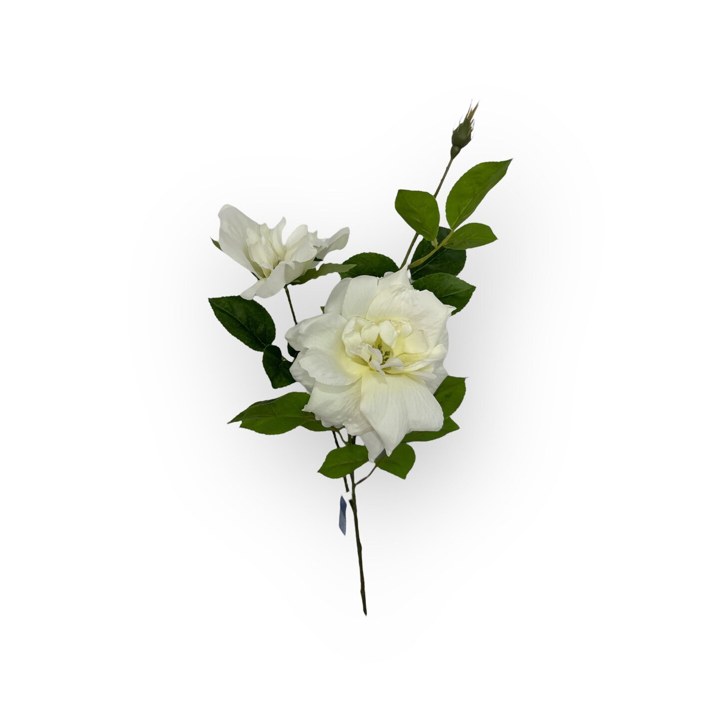 32&#x22; Artificial White Wild Rose Stem &#x2013; Faux Long Stem Rose for Wedding Bouquets, Floral Arrangements &#x26; Home Decor-FSR029-WH