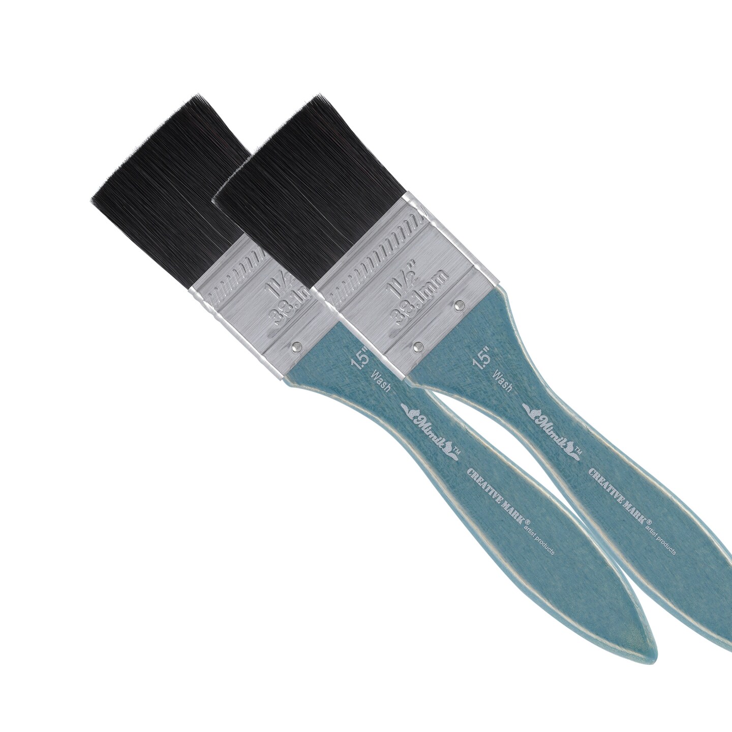 Mimik Professional Watercolor Brushes -Washmate - Synthetic Squirrel Hair - Natural Bristle Artist Brushes for Watercolors, Gouache & Acrylics - Imitates Natural Squirrel and Sable Hair