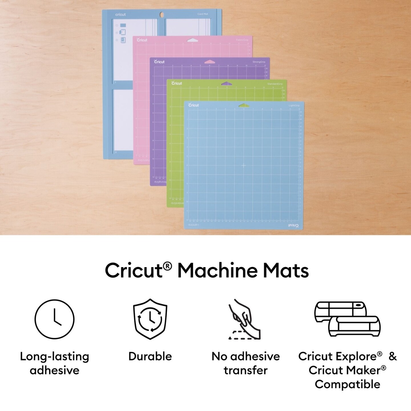Cricut Machine Mat Variety Pack - 12 in x 12 in (4 ct)