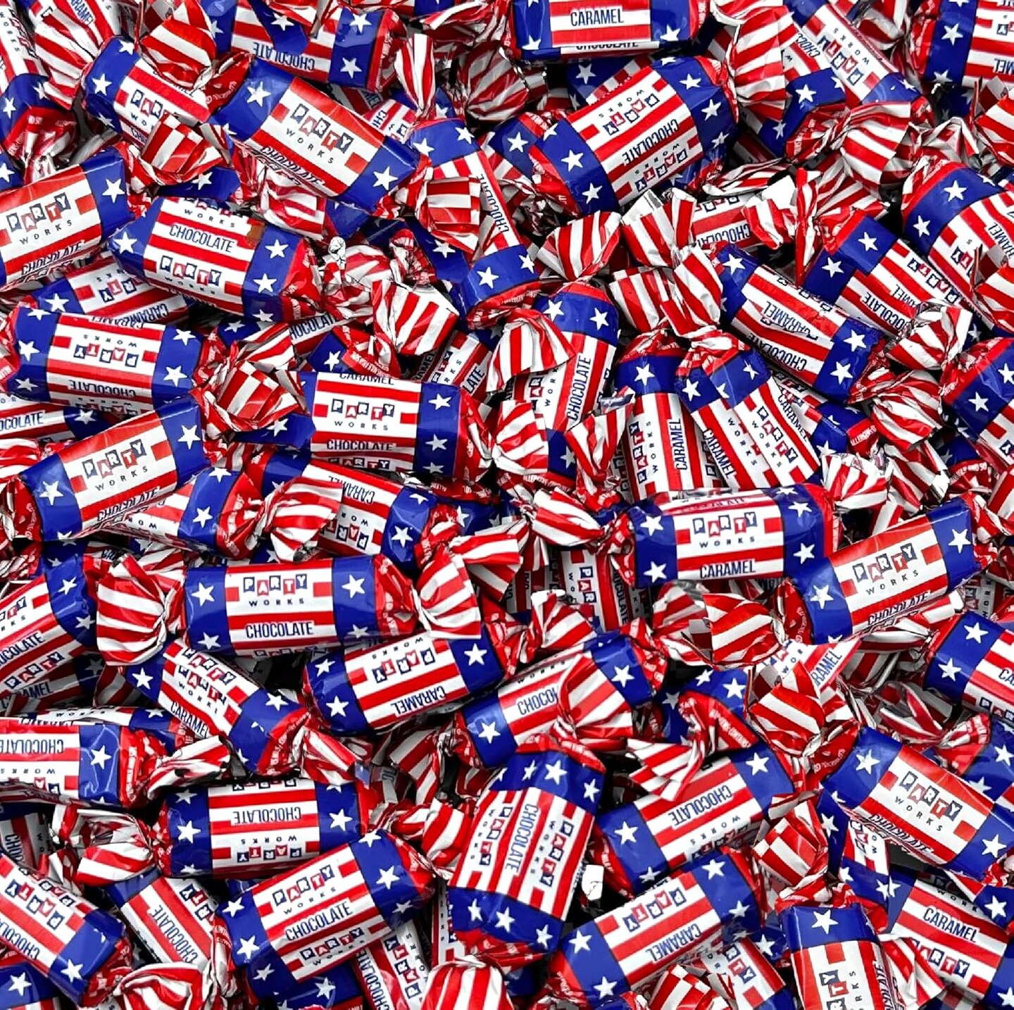 2 Pound Pack - Fourth of July Candy Bulk Red White and Blue