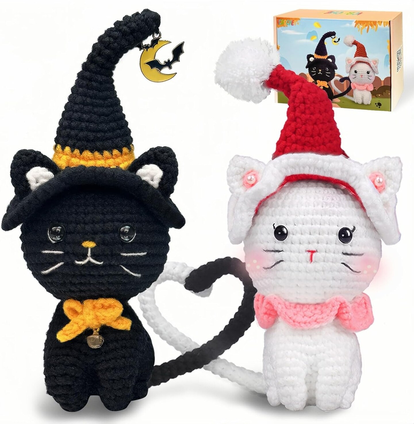 Crochet Kit for Beginners - 2PCS Cat Crochet