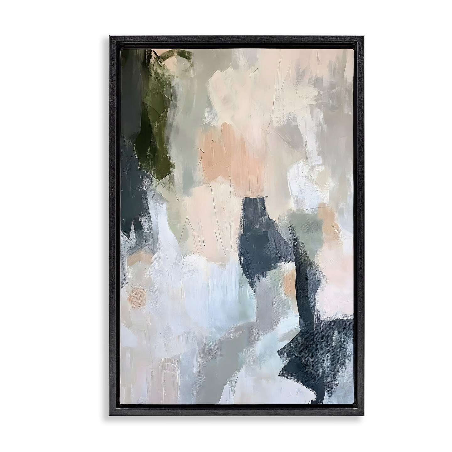 Stupell Industries Moody Impressionist Abstract Floating Frame By LSR Creative Studio