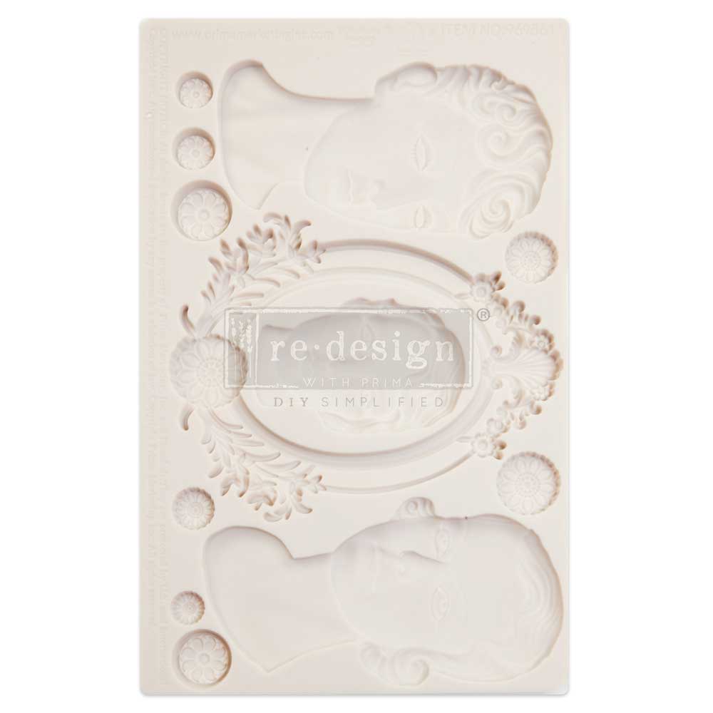 Finnabair Moulds - Vintage Ladies - 1 pc, 5&#x22;x8&#x22;x8mm