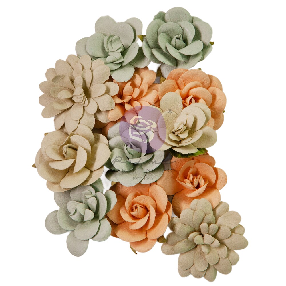 In The Moment Flowers - Airy Bliss - 12 pcs mulberry paper 