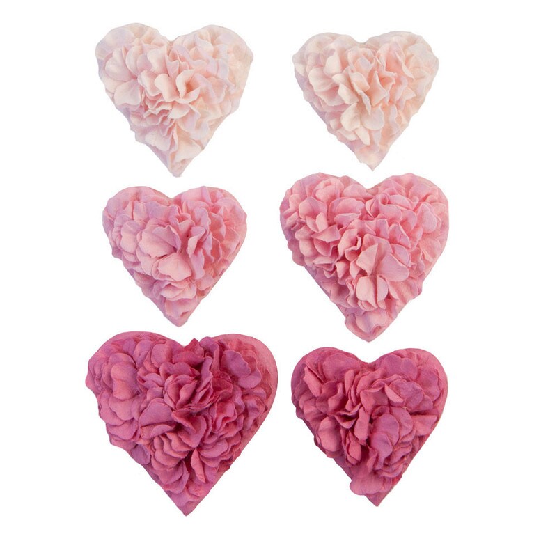 Prima Flowers&#xAE; With Love Collection - All The Hearts - 6 pcs