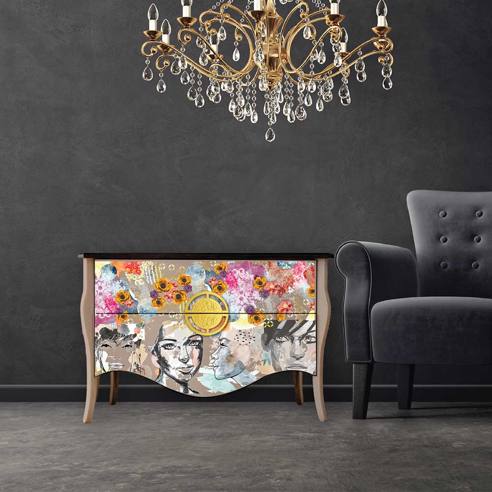 Decor Transfers&#xAE; 24x35 - Cece In Truth, Beauty - total sheet size 24&#x22;x35&#x22;, cut into 2 sheets