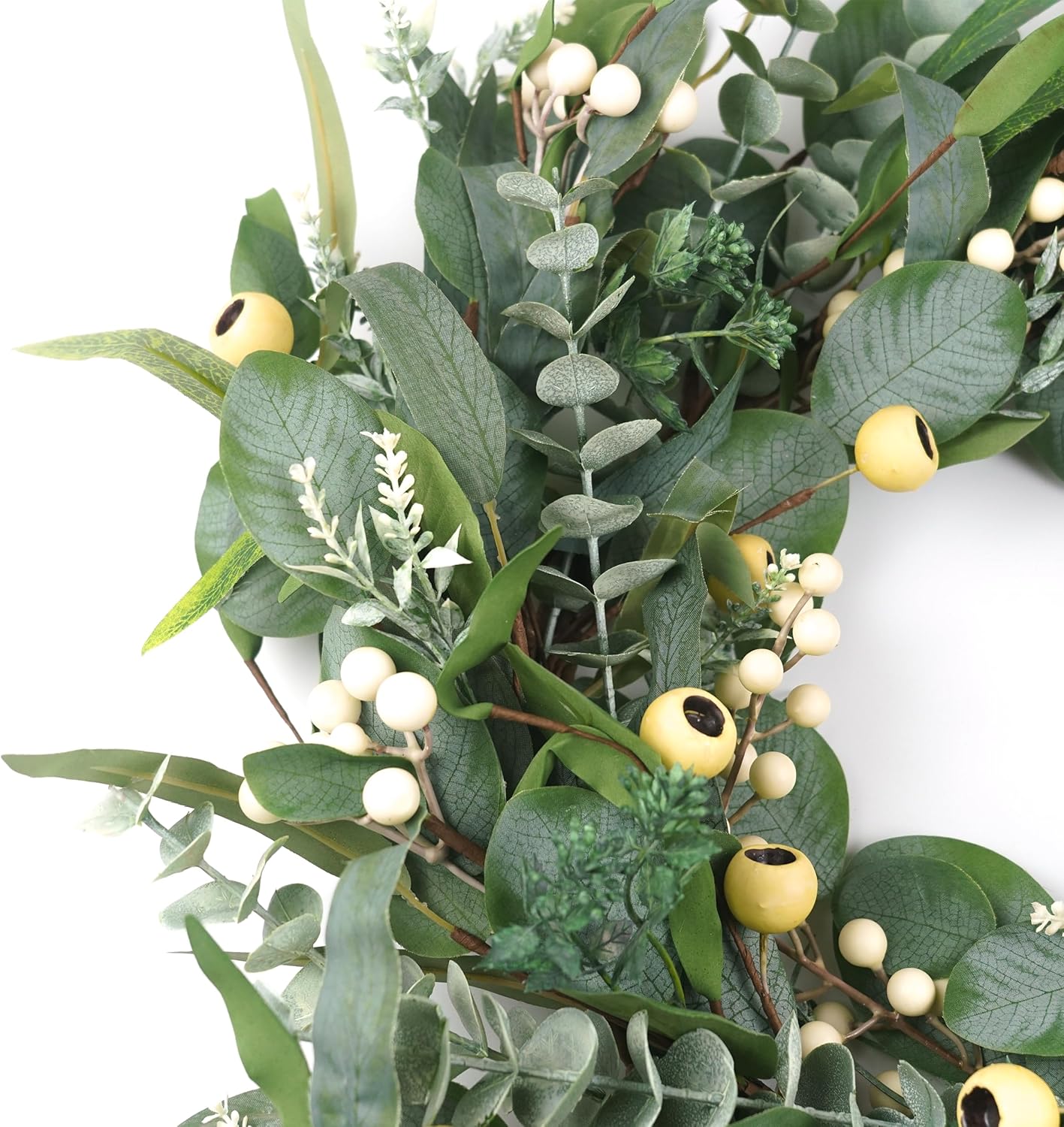 22 Inch All Season Greenery Wreath