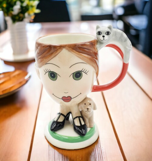 Ceramic Veterinarian Mug, Gift for Veterinarian, Gift for Pet Doctor, Dog Lover Gift, Cat Lover Gift