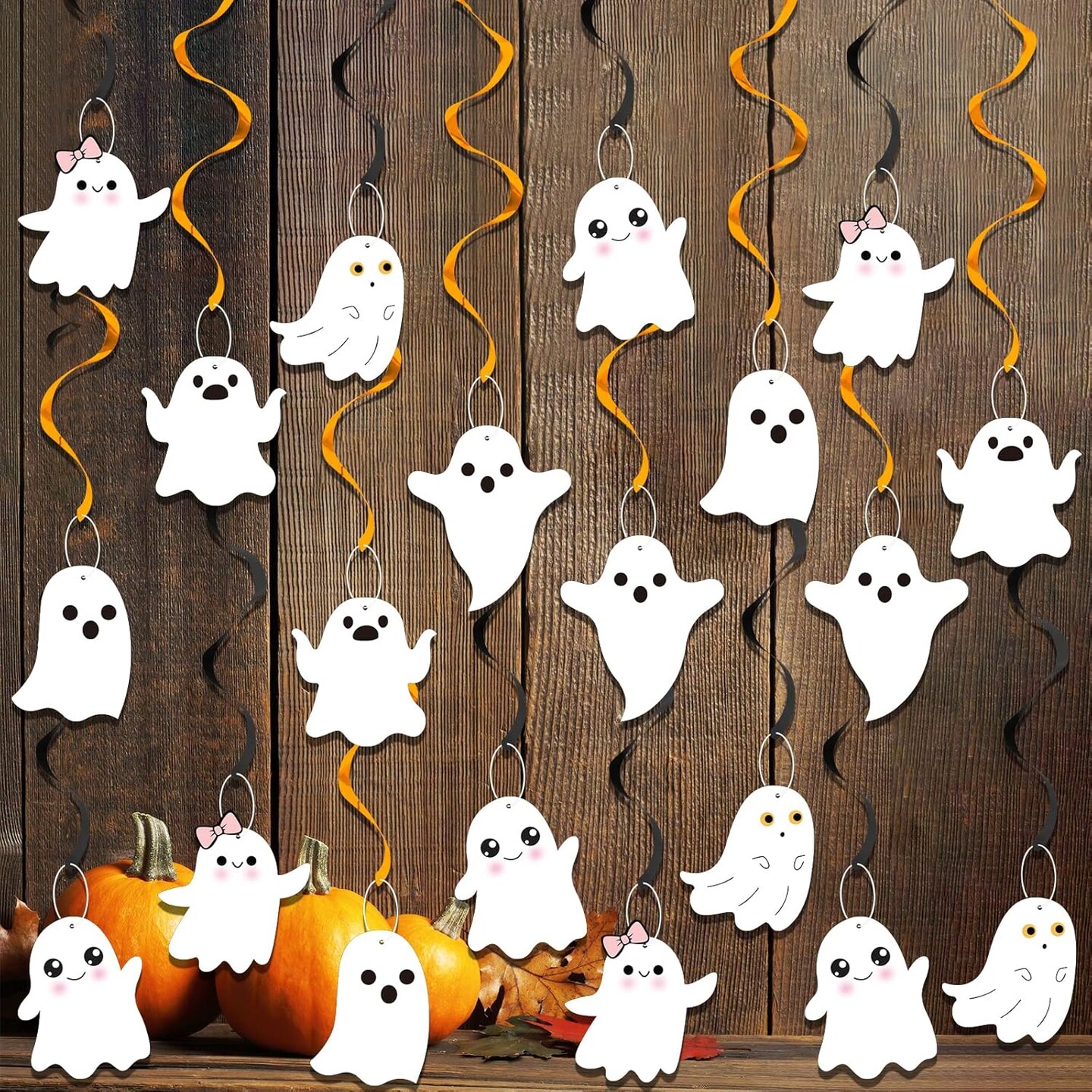 20pcs Ghost Hanging Decorations