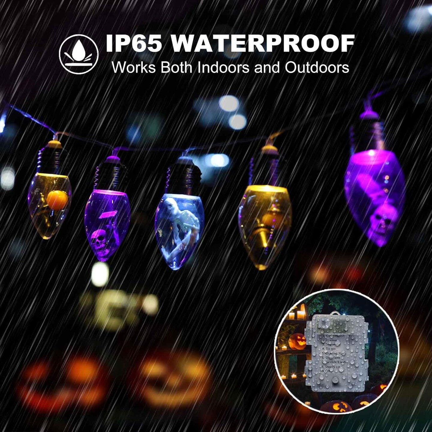 Halloween Bulb String Lights Decorations - Halloween