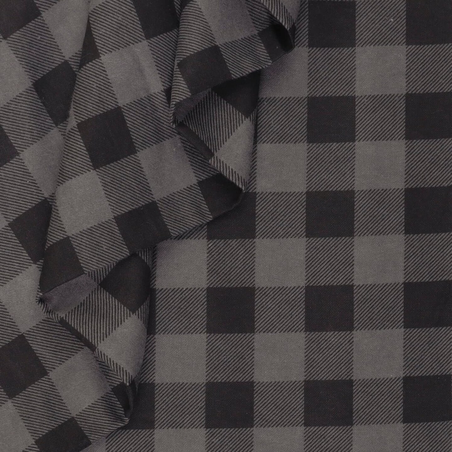 Mook Fabrics Buffalo Plaid Flannel Fabric [43 in. Wide] - By The Yard