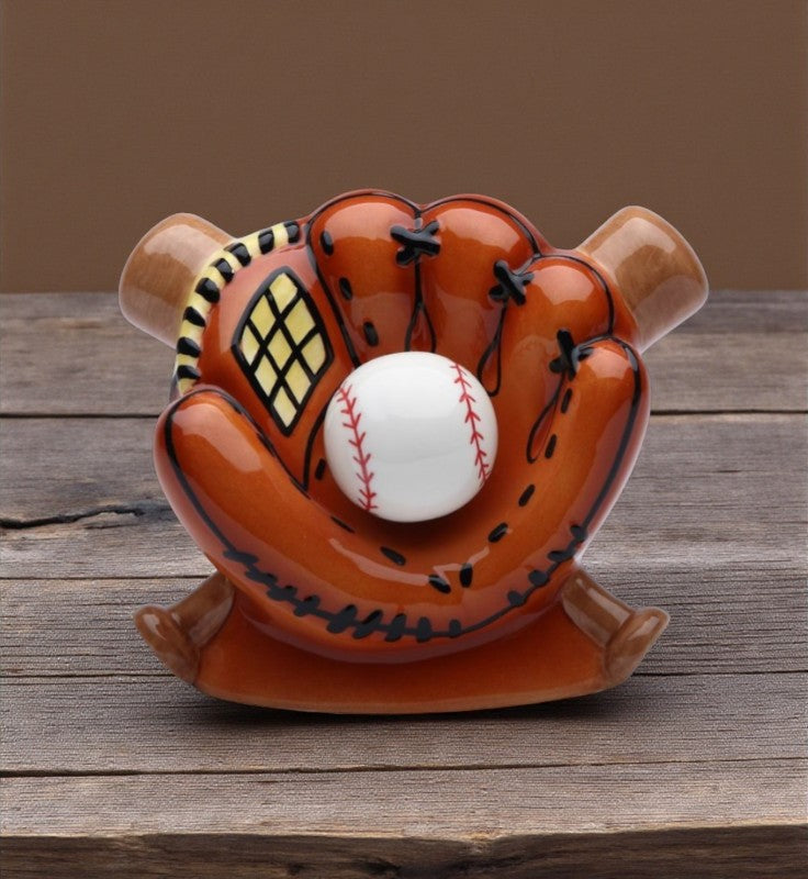 Ceramic Baseball Theme Piggy Bank, Home D&#xE9;cor, Gift for Him, Gift for Dad, Gift for Son, Kid&#x27;s Room Decor, Game Room Decor