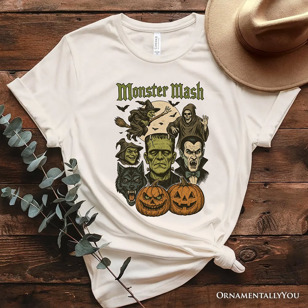 Monster Mash Classic T-Shirt, Halloween Monsters Tee for The Spooky Season
