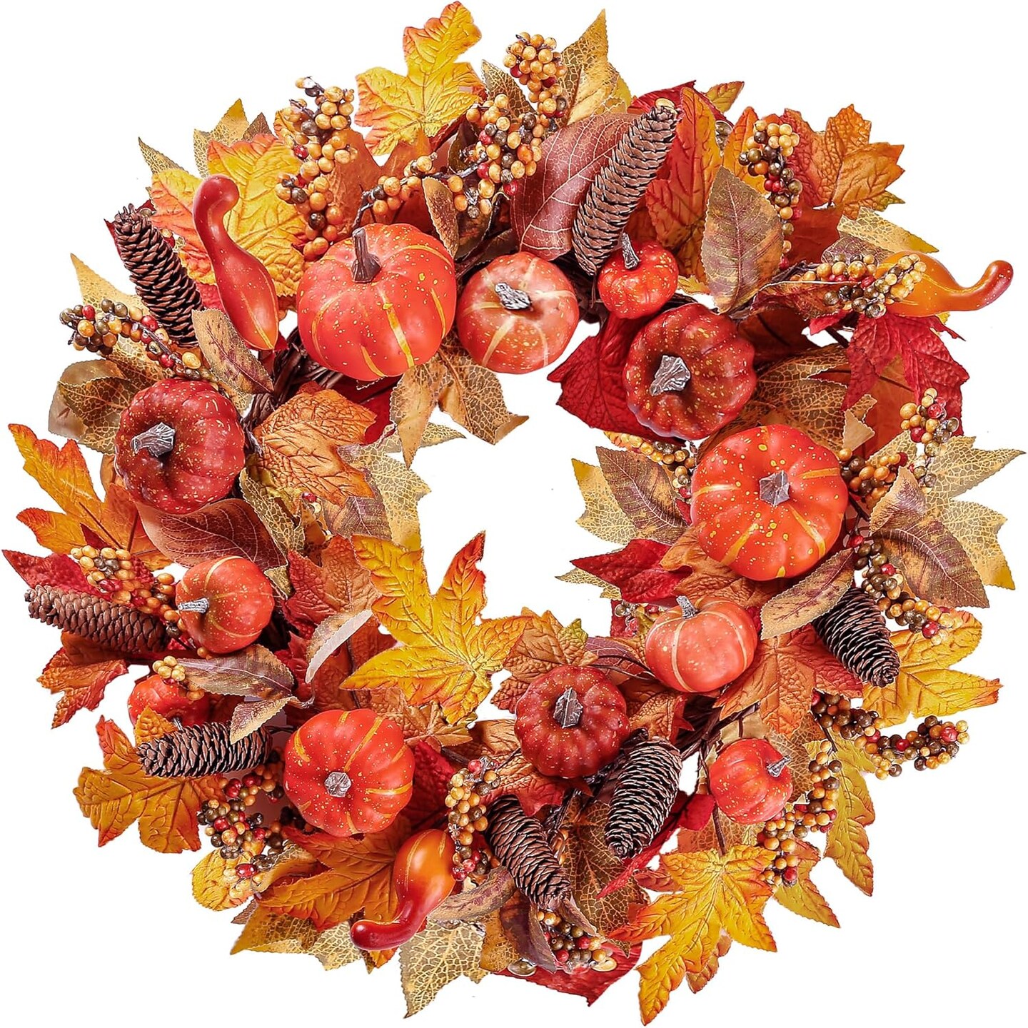 Michaels Fall 18’’ Autumn Artificial Fall Wreath | Michaels