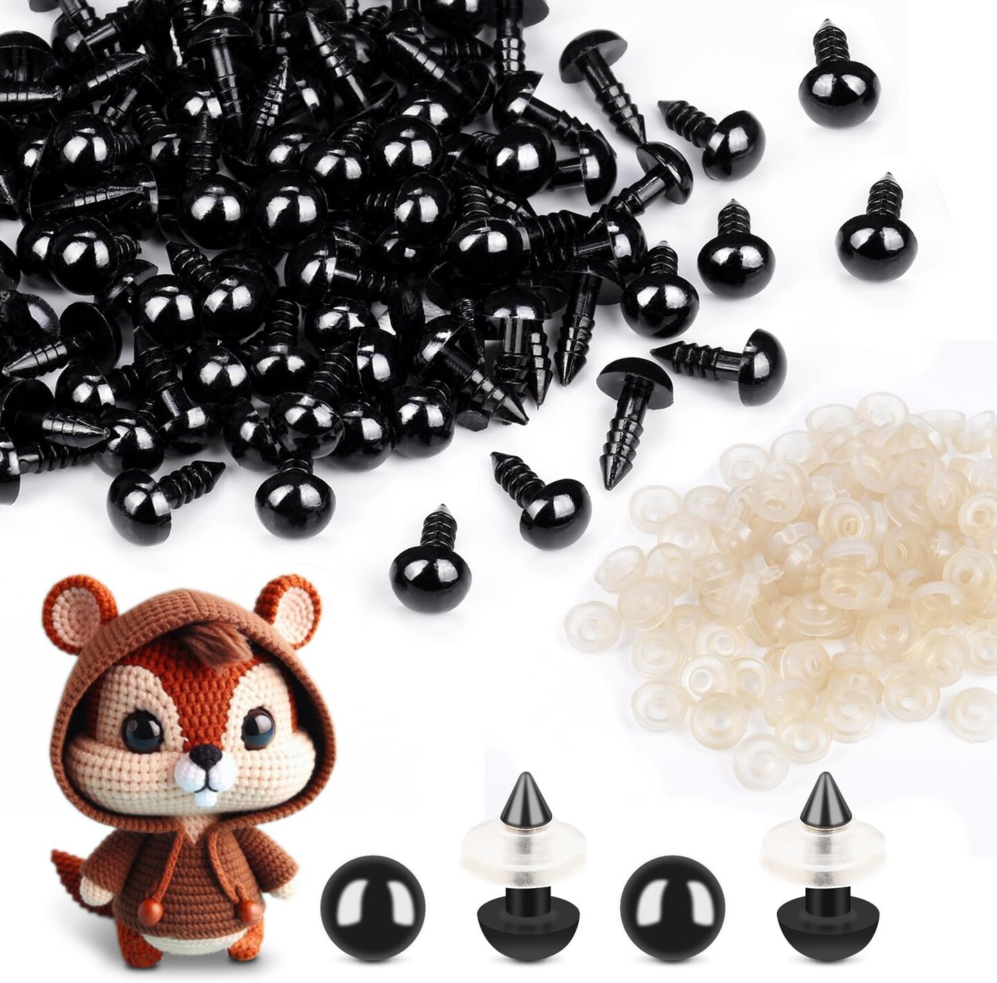 600Pcs Safety Eyes for Crochet Eyes Amigurumi 6mm Michaels