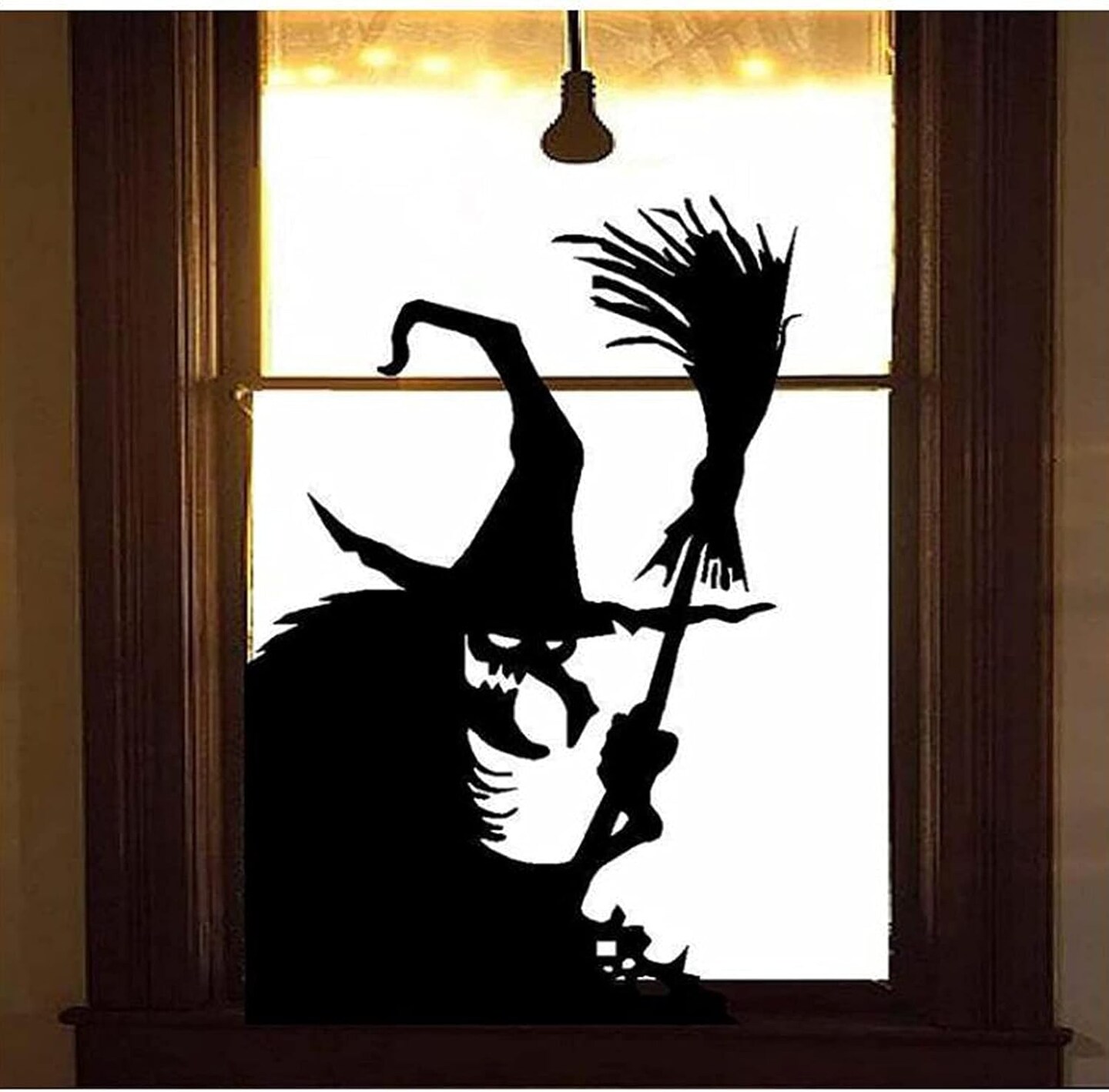 Halloween Giant Witch Window Posters