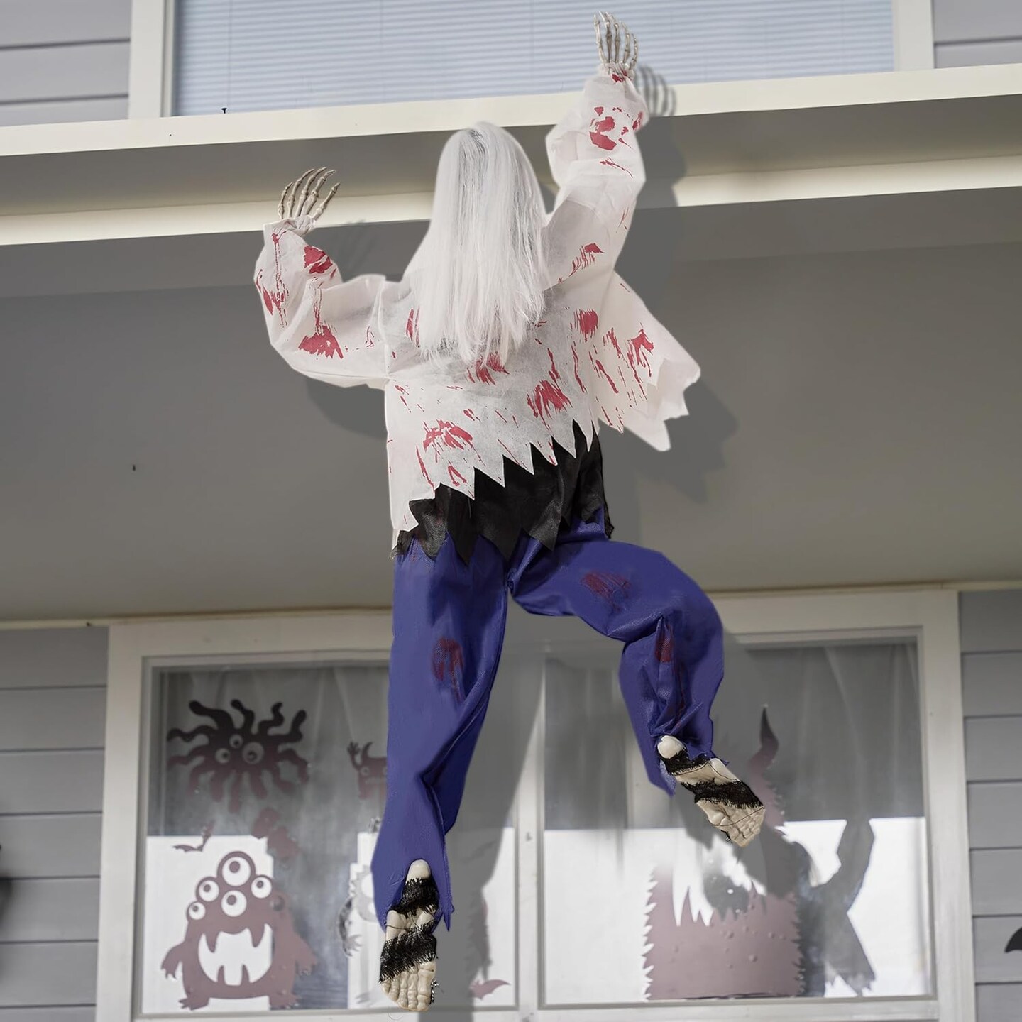 Climbing Zombies Wall Halloween Decoration