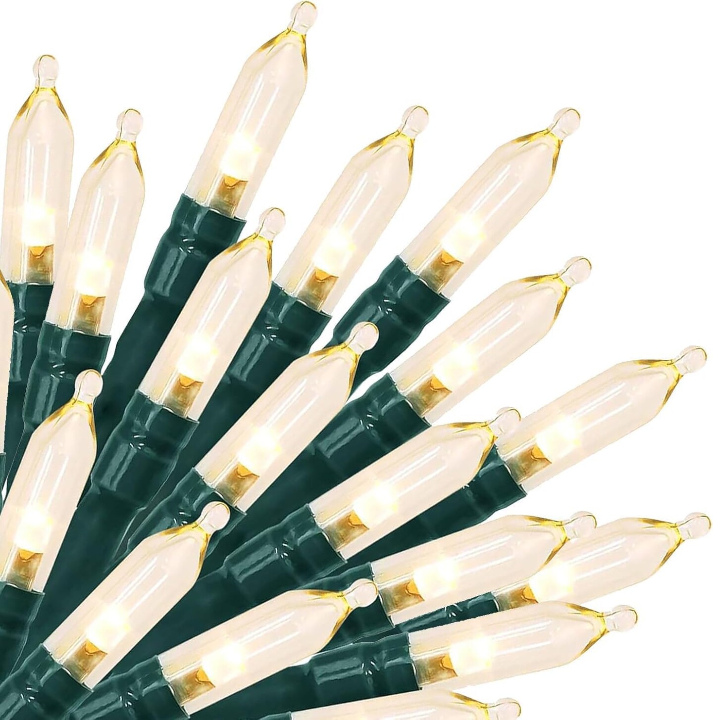 Battery Operated Christmas String Lights – 8ft, 20 LED Mini Lights with Timer, Warm White, Indoor & Outdoor Decoration for Christmas, Wedding, Party, Bedroom (Warm White)