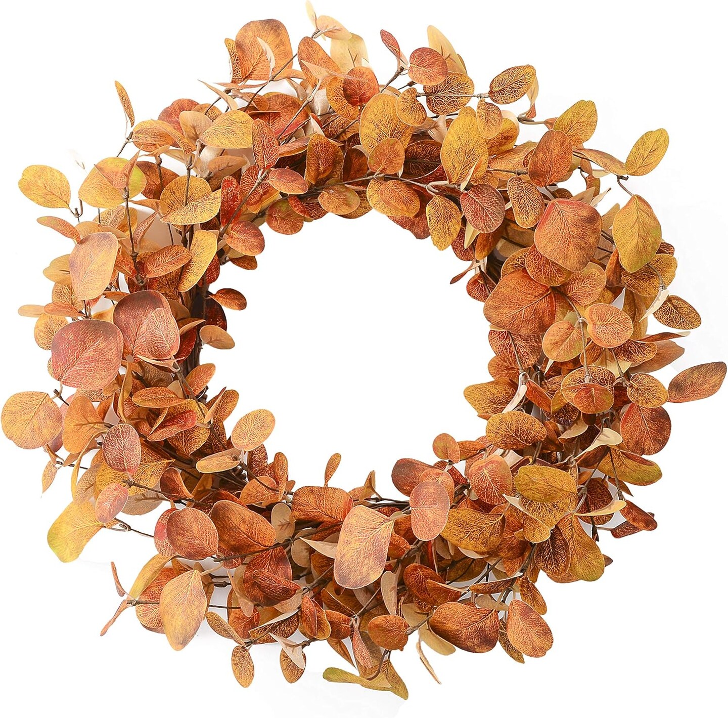 18" Artificial Autumn Fall Wreath - Wreaths for Front Door