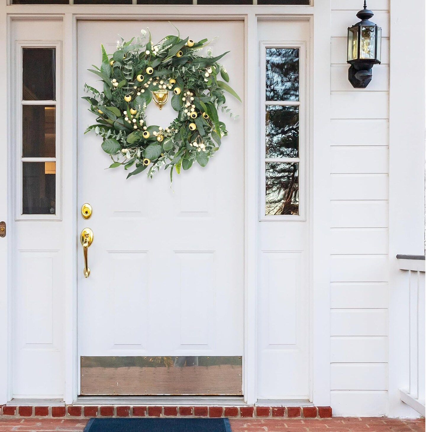 22 Inch All Season Greenery Wreath