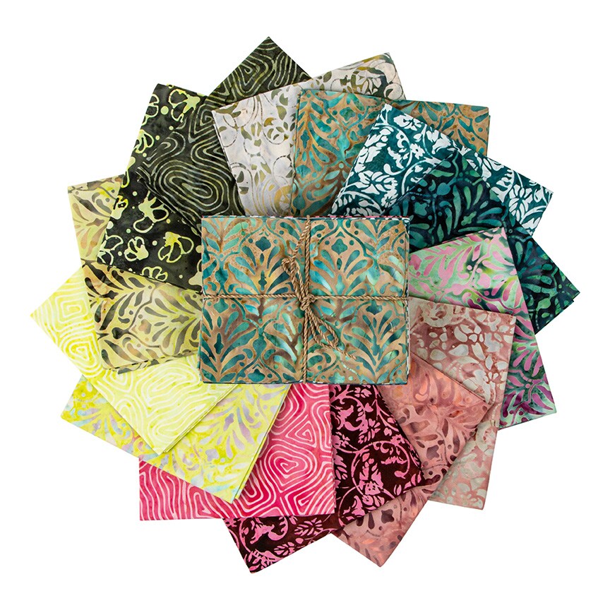 Expressions Batiks Fat Quarter Bundle in Ornamental Floreale by Riley Blake Designs for Riley Blake (FQ-23215-14)