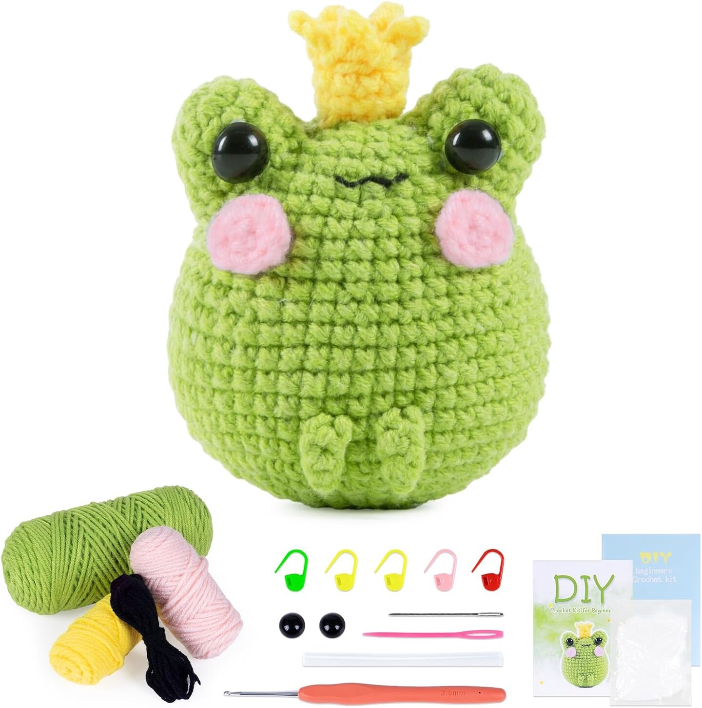 Crochet Kit for Beginners - Cute Frog