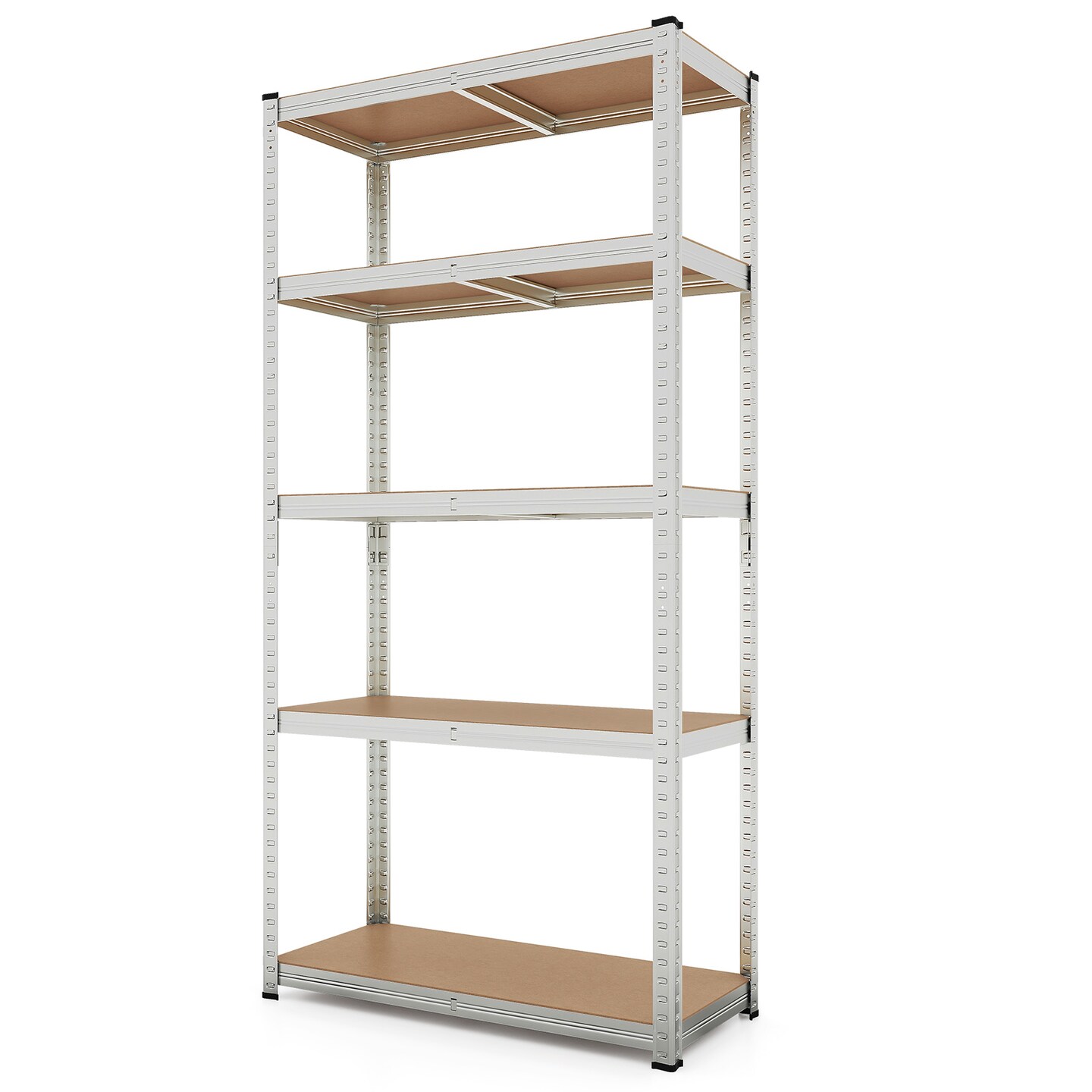 5-Tier Tall Freestanding Heavy Duty Metal Utility Rack with 5 ...