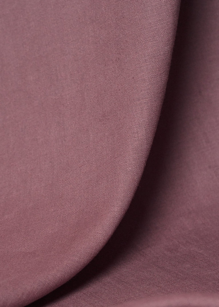 1 Yard Stone Washed Dusty Violet Pure Linen Fabric Midweight 5.5 oz 54 Inches Wide
