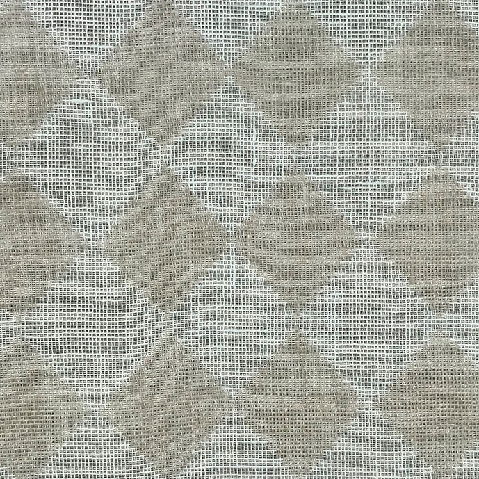 1 Yard Quilted White Beige Linen Mesh Durable Sewing Fabric 65