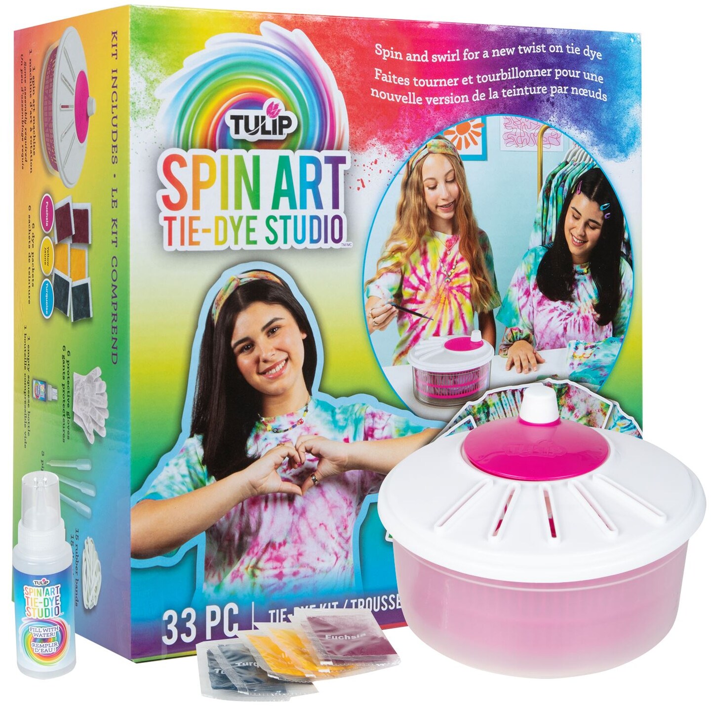 Tulip Spin Art Tie-Dye Studio | Michaels