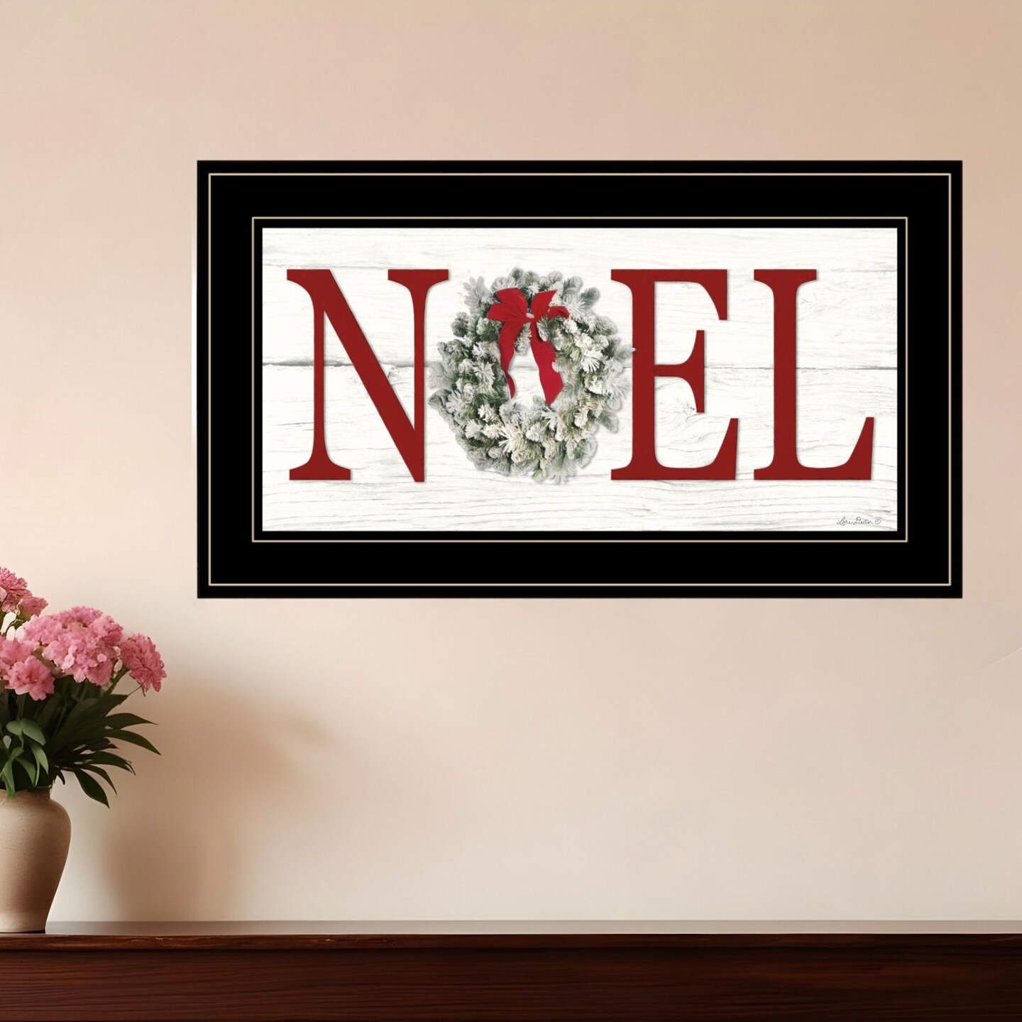 Edge Collections - Festive Christmas Wall Art Collection for Holiday Home Decor - 1 Piece
