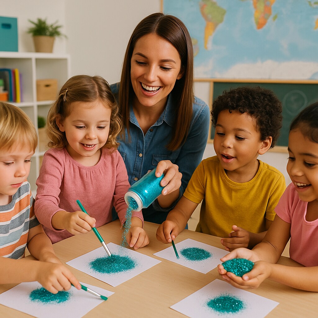 Craft Glitter 1 lb Jar – White / Clear Bulk Glitter for Crafts, Decor & Classroom Projects