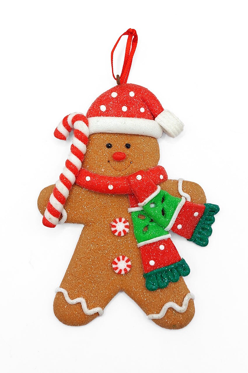 Christmas Ornament - Gingerbread Man. Wizardi Festive Decoration F07-N2-5-AEE046B