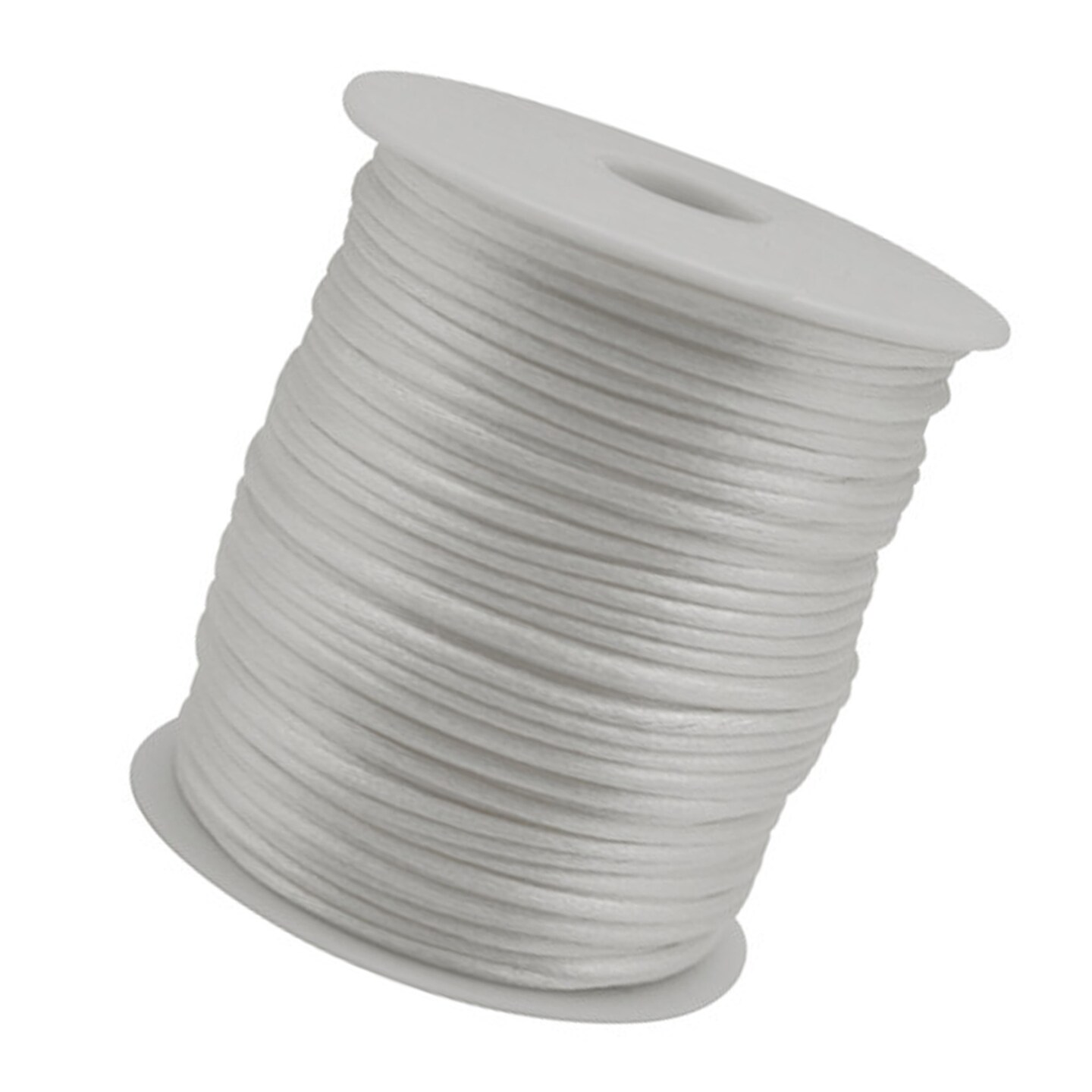 2mm Wide x 100 Yards White Rattail Cord Trims Pack of 5 Spools