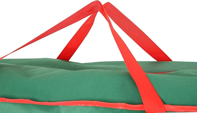 Christmas Tree Storage Bag,Fits Up to 6 ft Tall Artificial Tree,Heavy Duty 600D Canvas Green Christmas Tree Storage Container with Sleek Dual Zipper and Durable Handles,45&#x22; x 15&#x22; x 20&#x22;