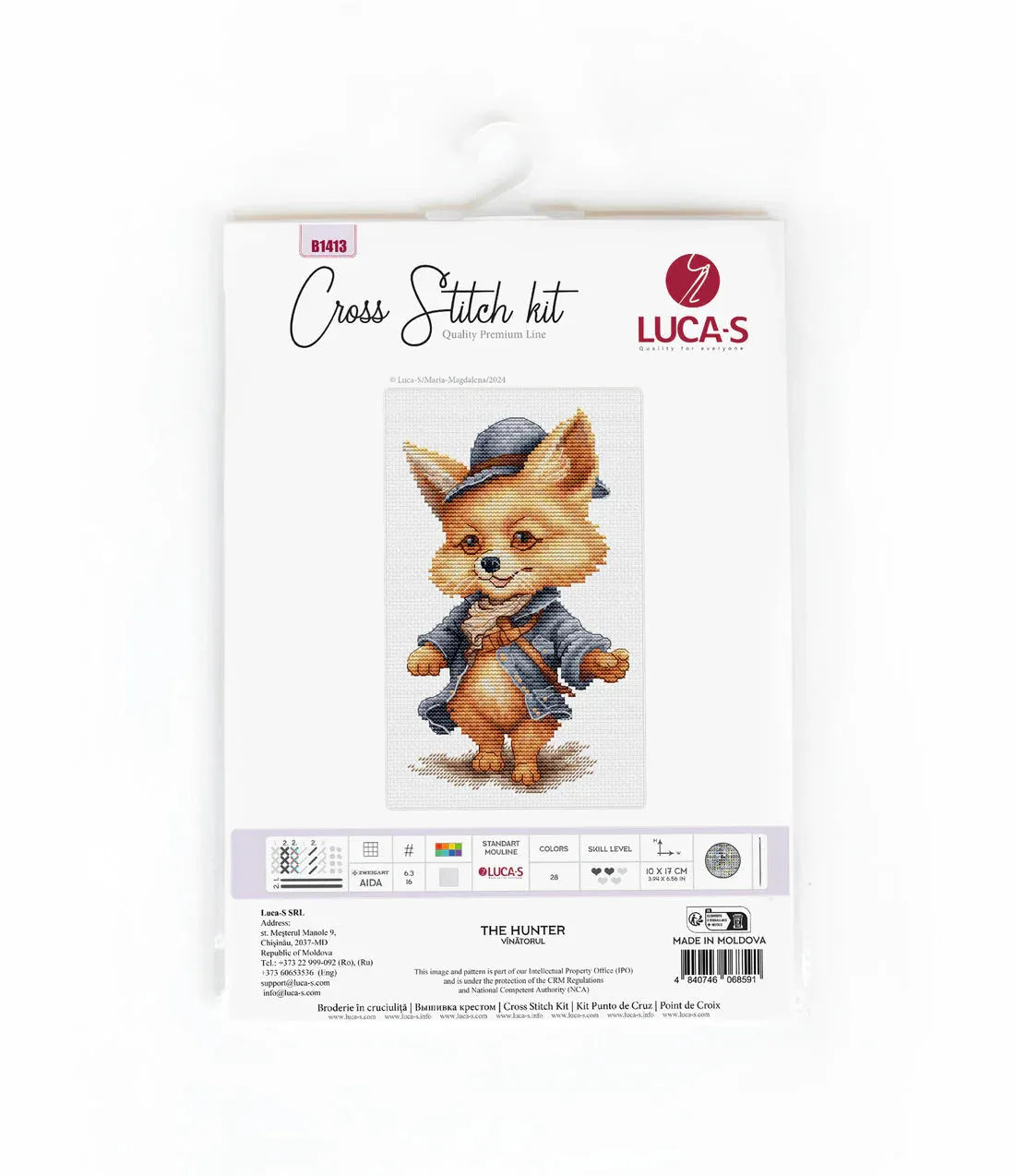 The Hunter B1413L Counted Cross-Stitch Kit
