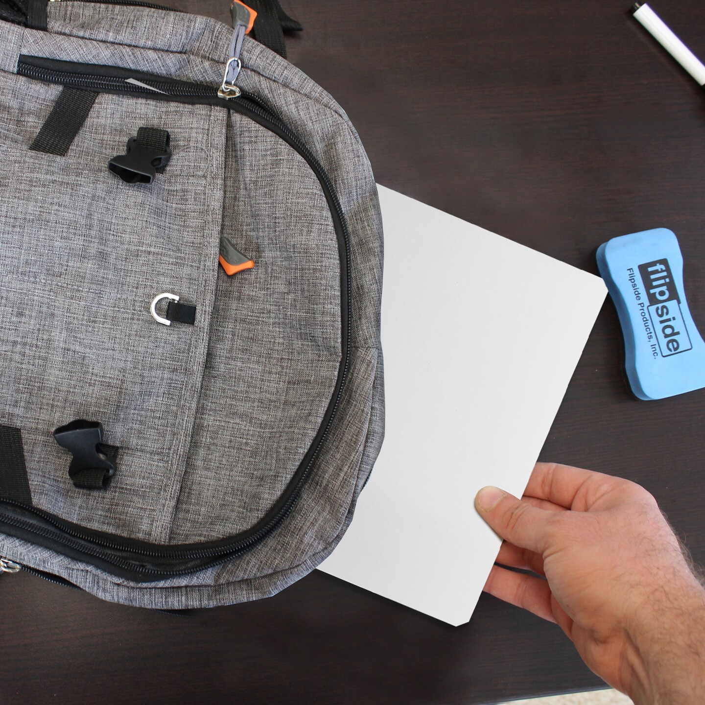 Flipside Products 9" x 12" Dry Erase Boards 24 Pack, White Boards, Nipped Corners, Classroom Pack, Single Sided Lapboard For Class, Reusable For Group Participation